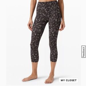 lululemon Align™ High-Rise Crop 21" - Size 6 - Equalized Multi